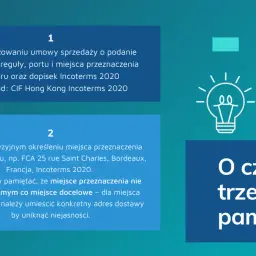 Kluczowe reguły Incoterms: precyzuj umowę, port i miejsce przeznaczenia. Pamiętaj o rozróżnieniu miejsca przeznaczenia od docelowego.
