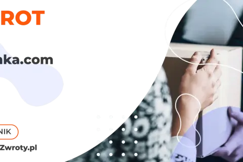 Zwrot do Bershka.com. Poradnik WygodneZwroty.pl. Dwie osoby przekazują sobie paczkę, symbolizując łatwy zwrot.