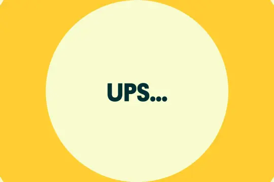 Ups... Olx nie działa. Tło z żółtymi i kremowymi okręgami.