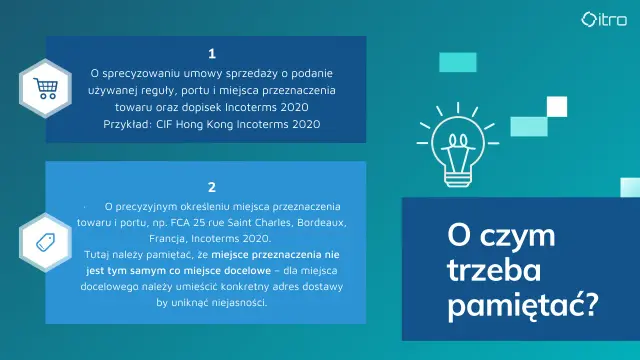 Incoterms - Jak uniknąć błędów i wybrać właściwą regułę?